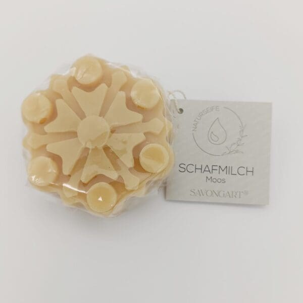 Schafmilch-Naturseife Schneeflocke 3, 120g